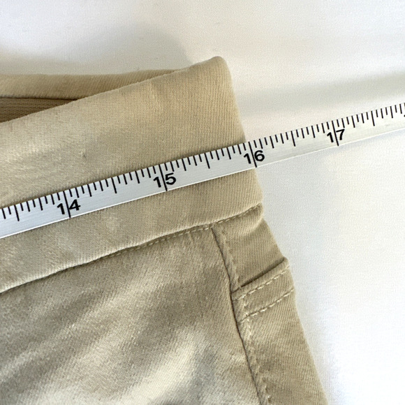 NWT NYDJ Womens Infinity Waist Relaxed Flare Leg Ankle Jean in Butter Tan Small - Picture 8 of 10